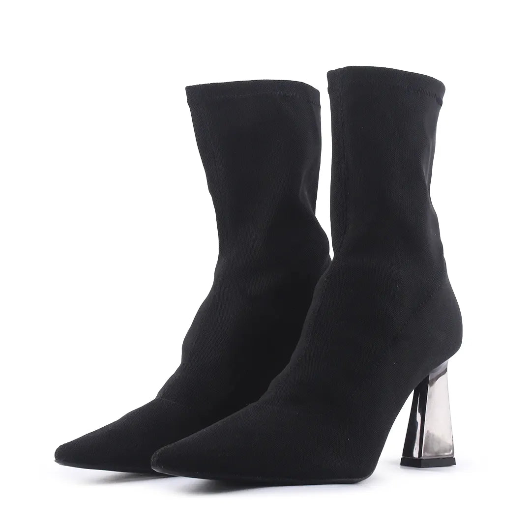 Bershka Sock Ankle Boot