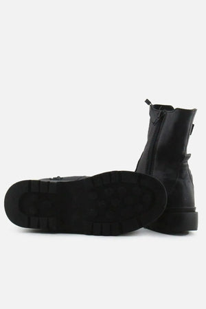Zara Zipper Stretchable Chelsea Ankle Boots | 100% Authentic Leather - sundaybazar