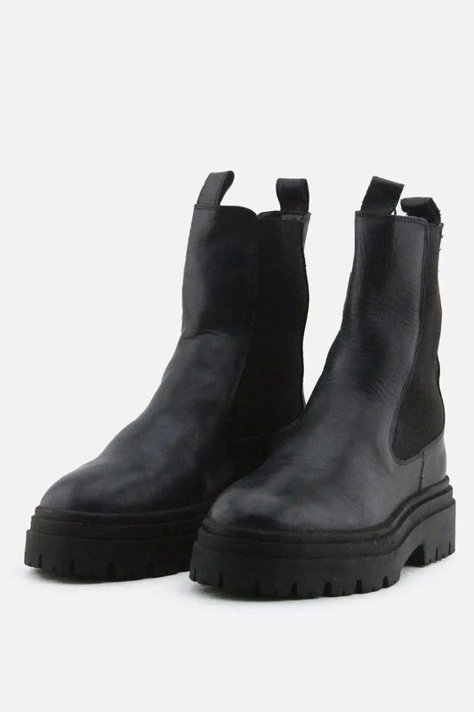 Zara Stretchable Chelsea Ankle Boots | 100% Authentic Leather - sundaybazar