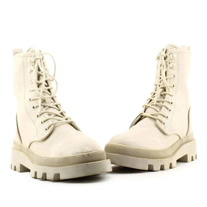 Pull & Bear Laces Combat Boots | 100% Authentic Leather - sundaybazar