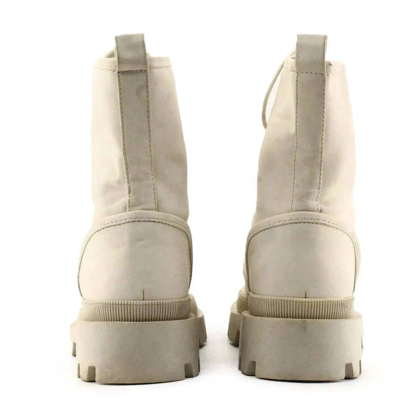 Pull & Bear Laces Combat Boots | 100% Authentic Leather - sundaybazar