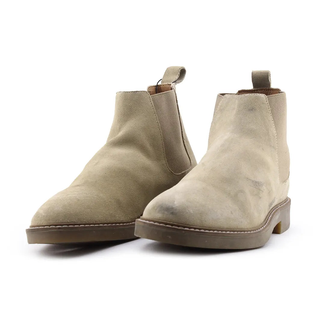 Zara Stretchable Suede Ankle Boot