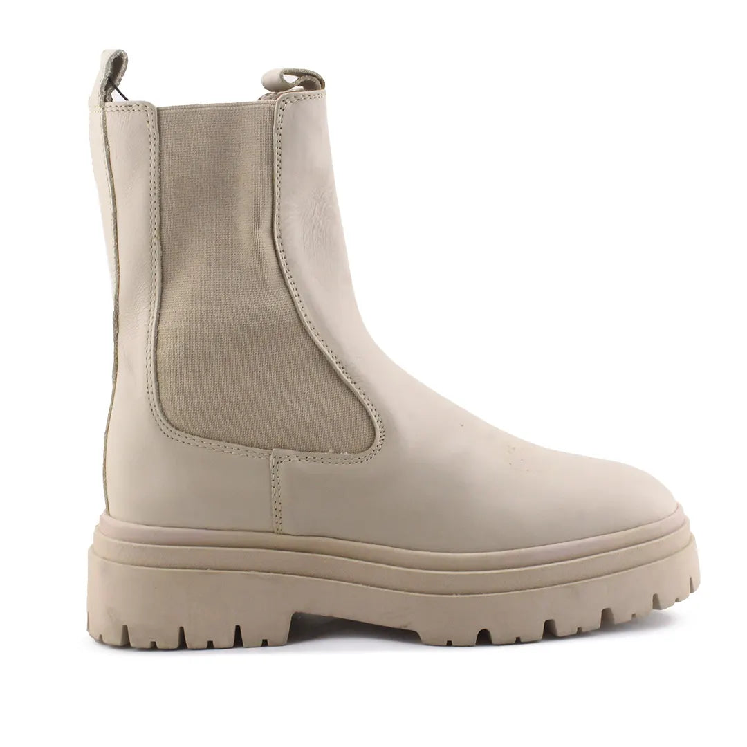 Zara Stretchable Chelsea Ankle Boots (100% Authentic Leather)