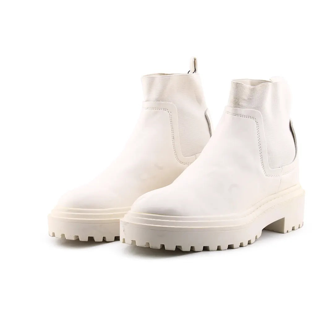 Stradivarius Stretchable Ankle Boot | 100% Authentic Leather