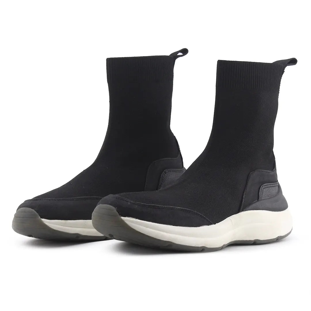 Zara Knitted High Top Sock Shoes