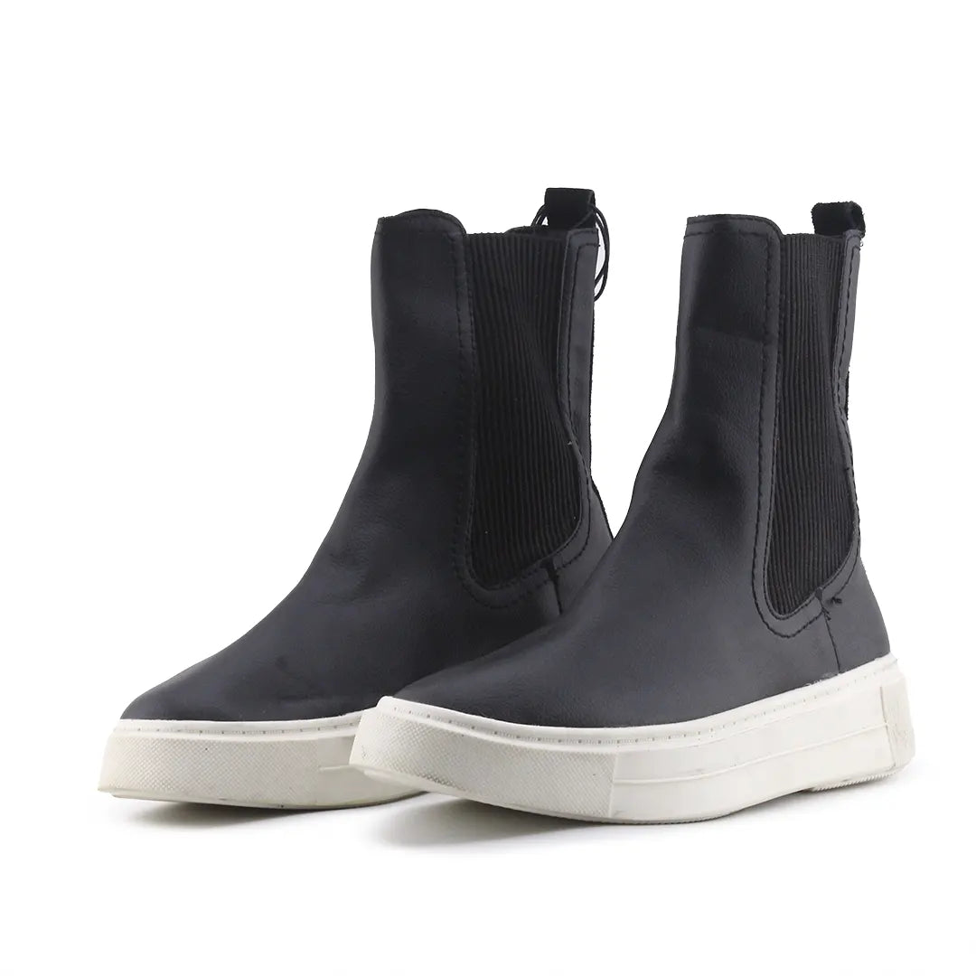 Zara High Top Leather Shoes