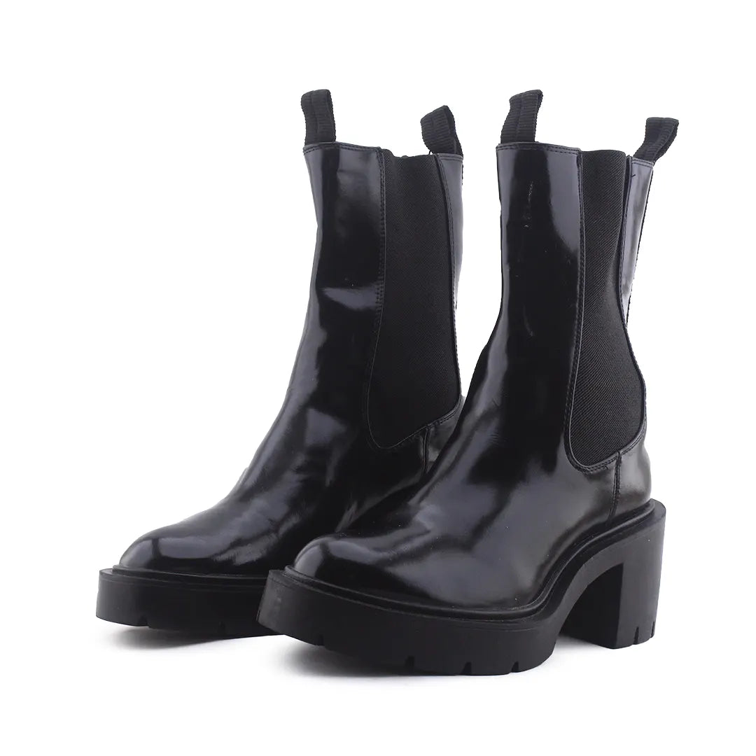 Zara Stretchable Ankle Boot | 100% Authentic Leather