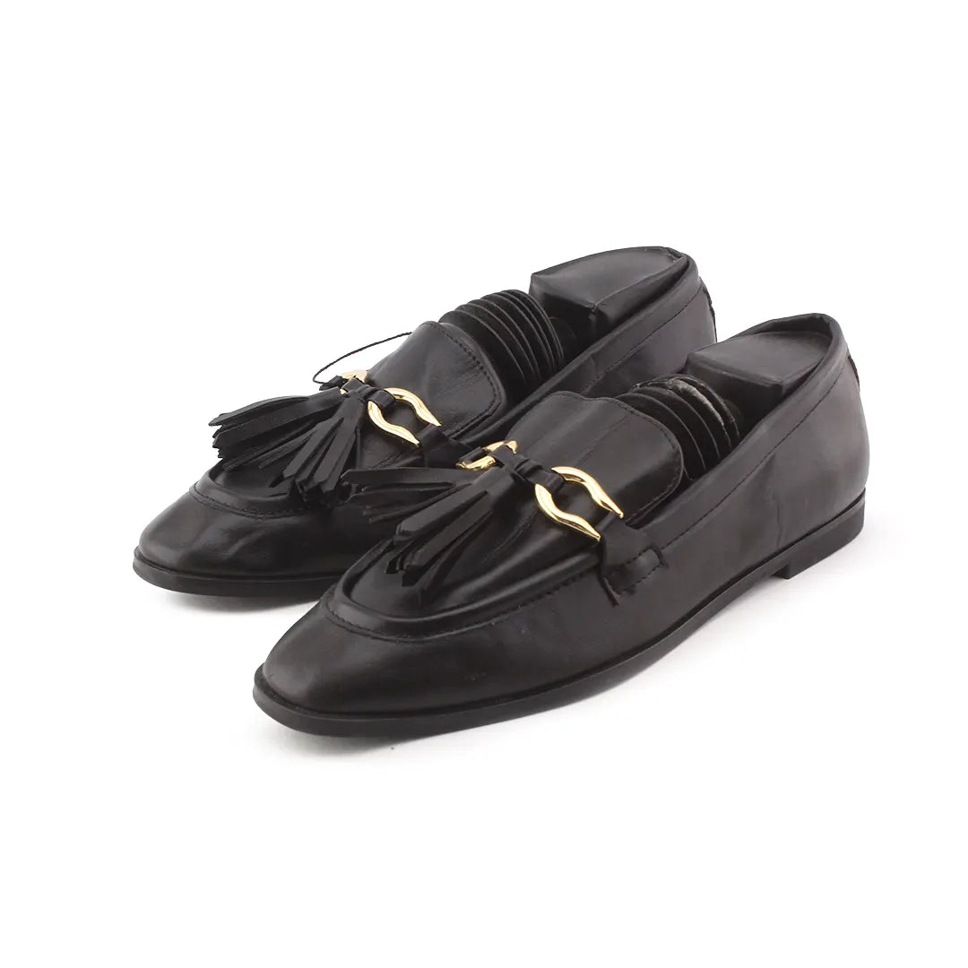 Zara Penny Strap Loafers