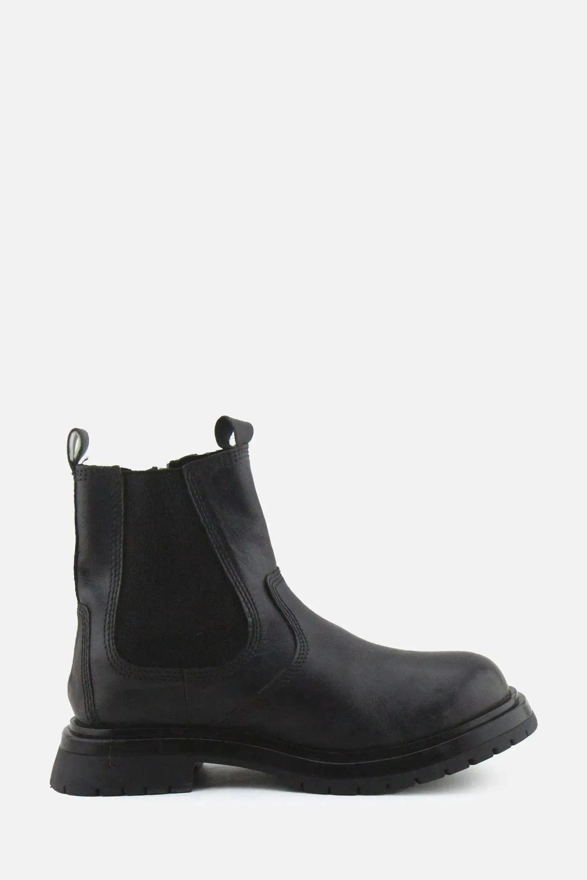 Zara Zipper Stretchable Chelsea Ankle Boots | 100% Authentic Leather - sundaybazar