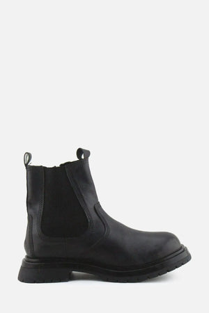 Zara Zipper Stretchable Chelsea Ankle Boots | 100% Authentic Leather - sundaybazar