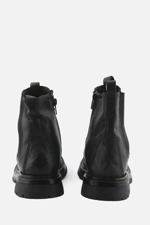 Zara Zipper Stretchable Chelsea Ankle Boots | 100% Authentic Leather - sundaybazar