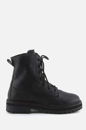 European Brand Zipper Laces Combat Ankle Boots | 100% Authentic Leather - sundaybazar