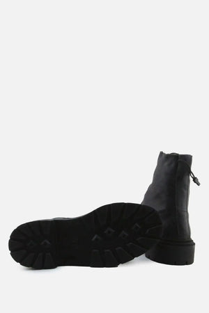 Zara Zipper Chelsea Ankle Boots | 100% Authentic Leather - sundaybazar