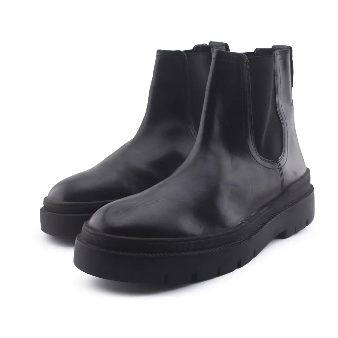 Zara Stretchable Chelsea Ankle Boots (100% Authentic Leather)