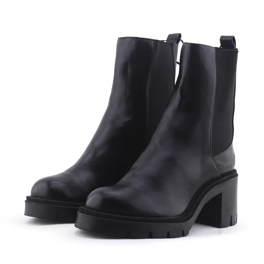 Zara Stretchable Ankle Boot | 100% Authentic Leather