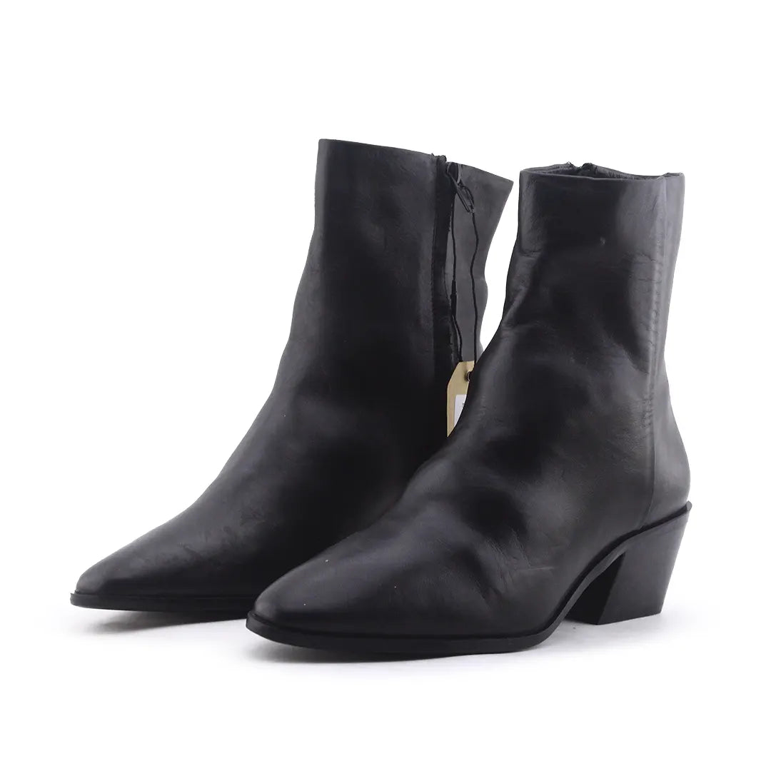 Zara Zipper Ankle Boot | 100% Authentic Leather