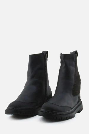 Zara Zipper Stretchable Chelsea Ankle Boots | 100% Authentic Leather - sundaybazar