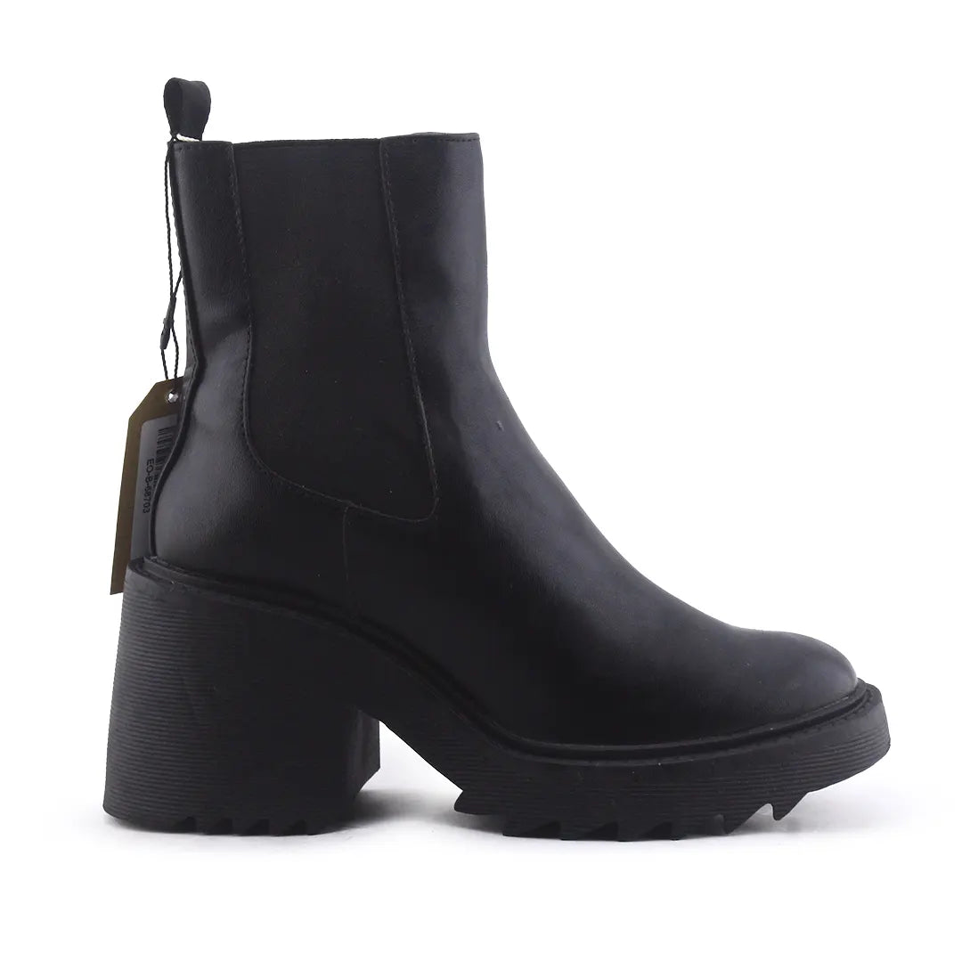Stradivarius Stretchable Ankle Boot | 100% Authentic Leather