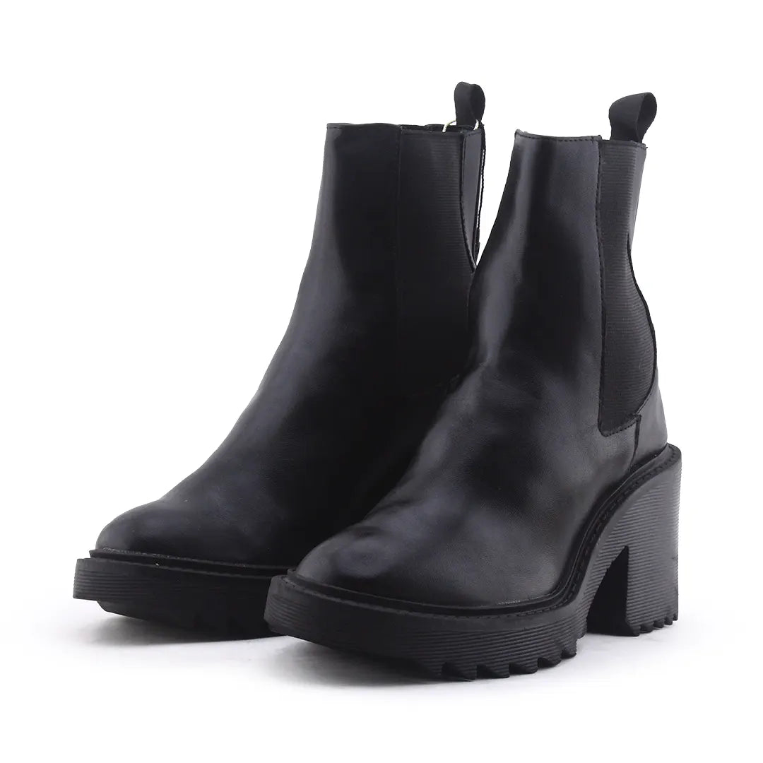 Stradivarius Stretchable Ankle Boot | 100% Authentic Leather