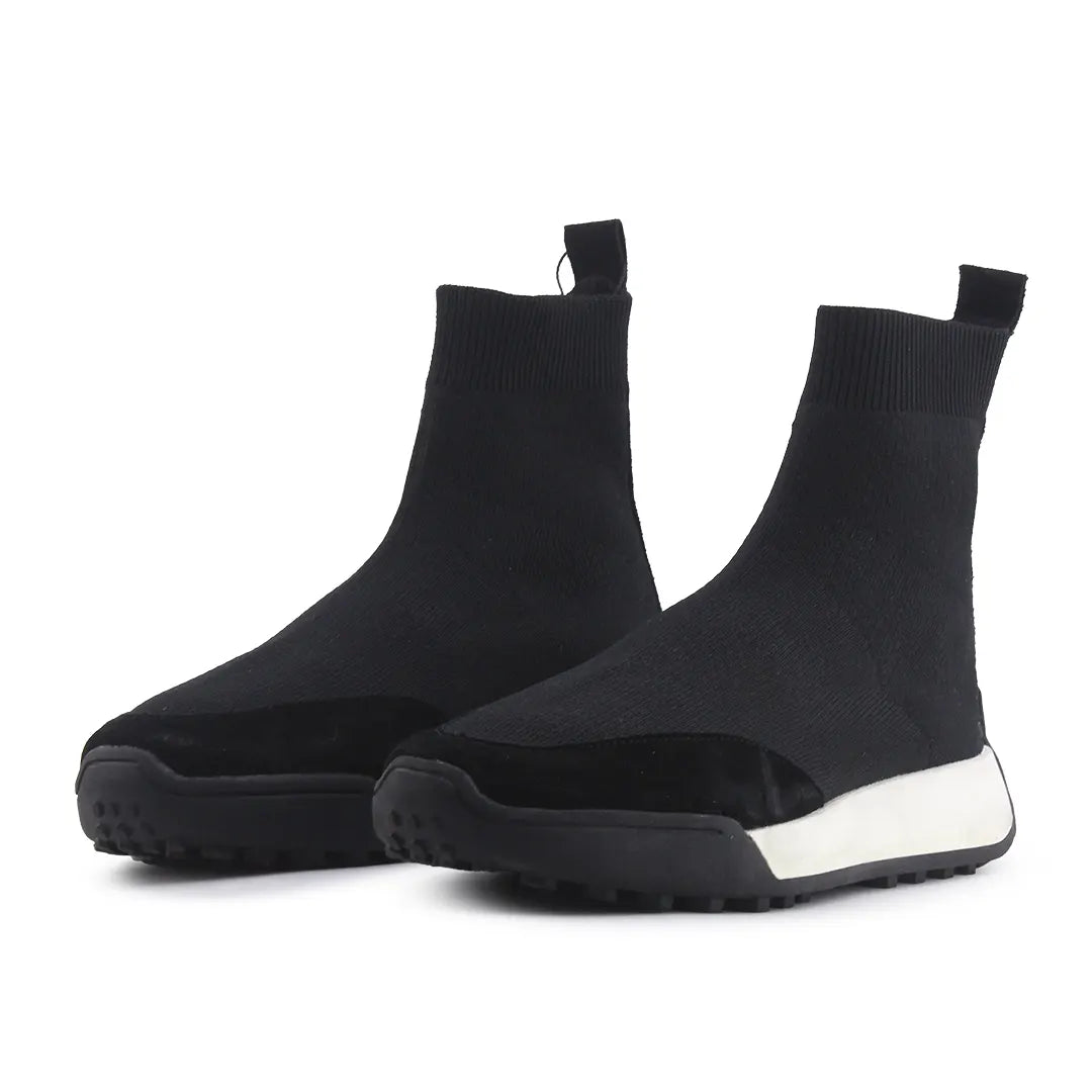 Zara Knitted High Top Sock Shoes