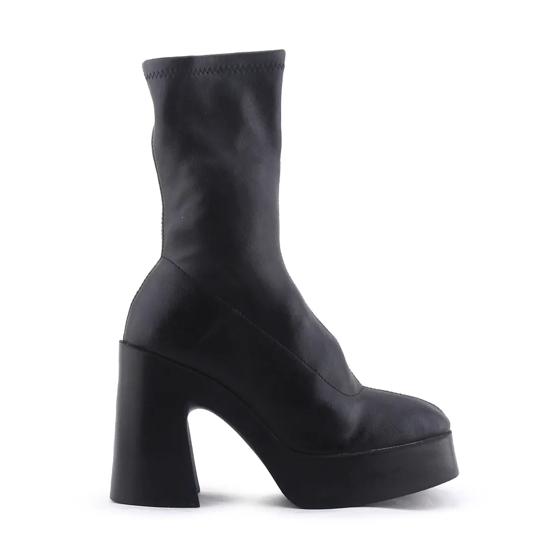 Stradivarius Zipper Ankle Boot | 100% Authentic Leather