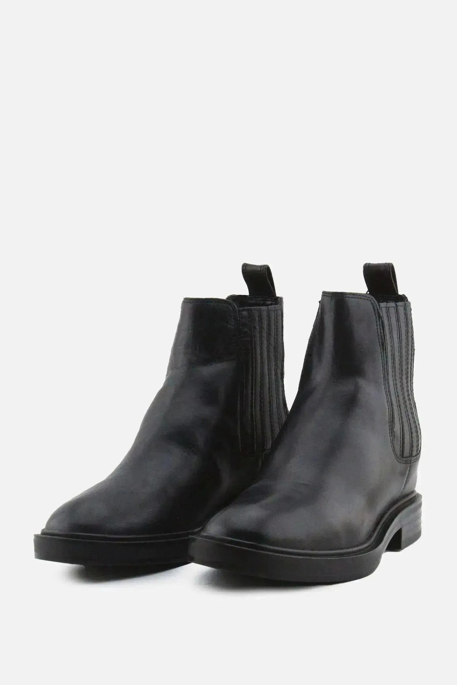 Zara Stretchable Chelsea Ankle Boots | 100% Authentic Leather - sundaybazar