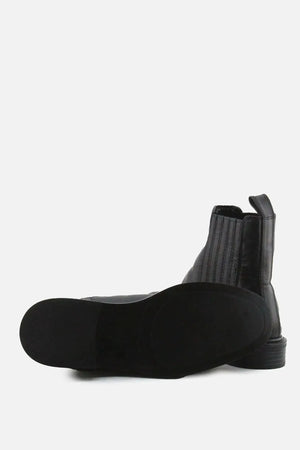 Zara Stretchable Chelsea Ankle Boots | 100% Authentic Leather - sundaybazar