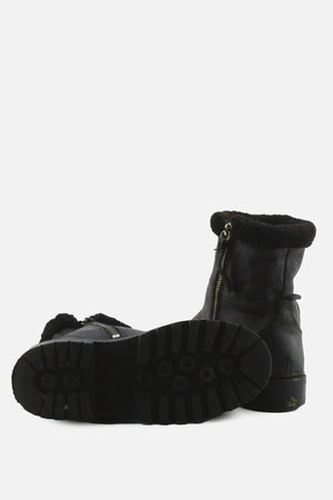 Zara Zipper Chelsea Ankle Boots | 100% Authentic Leather - sundaybazar