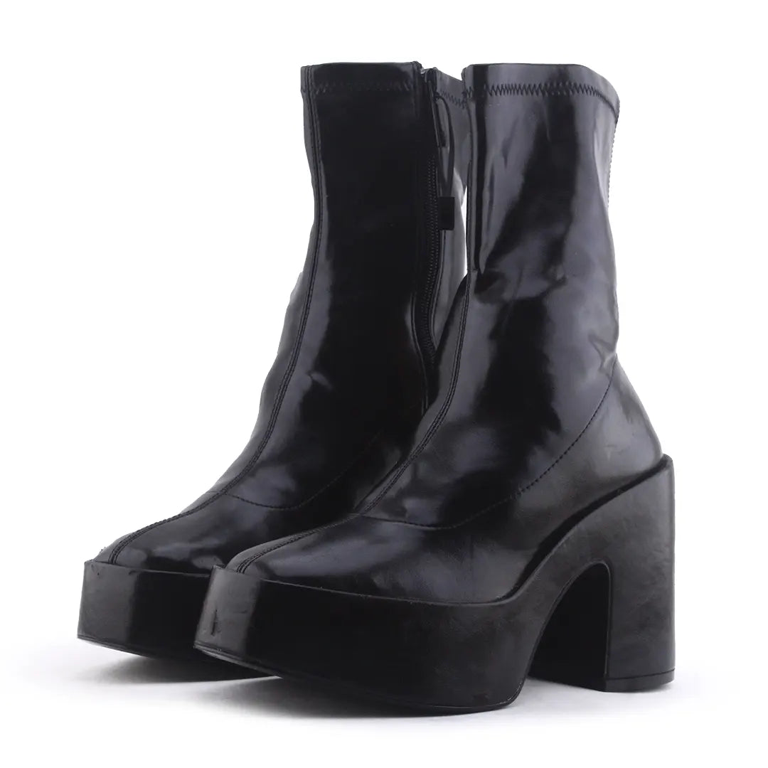 Zara Zipper Ankle Boot | 100% Authentic Leather