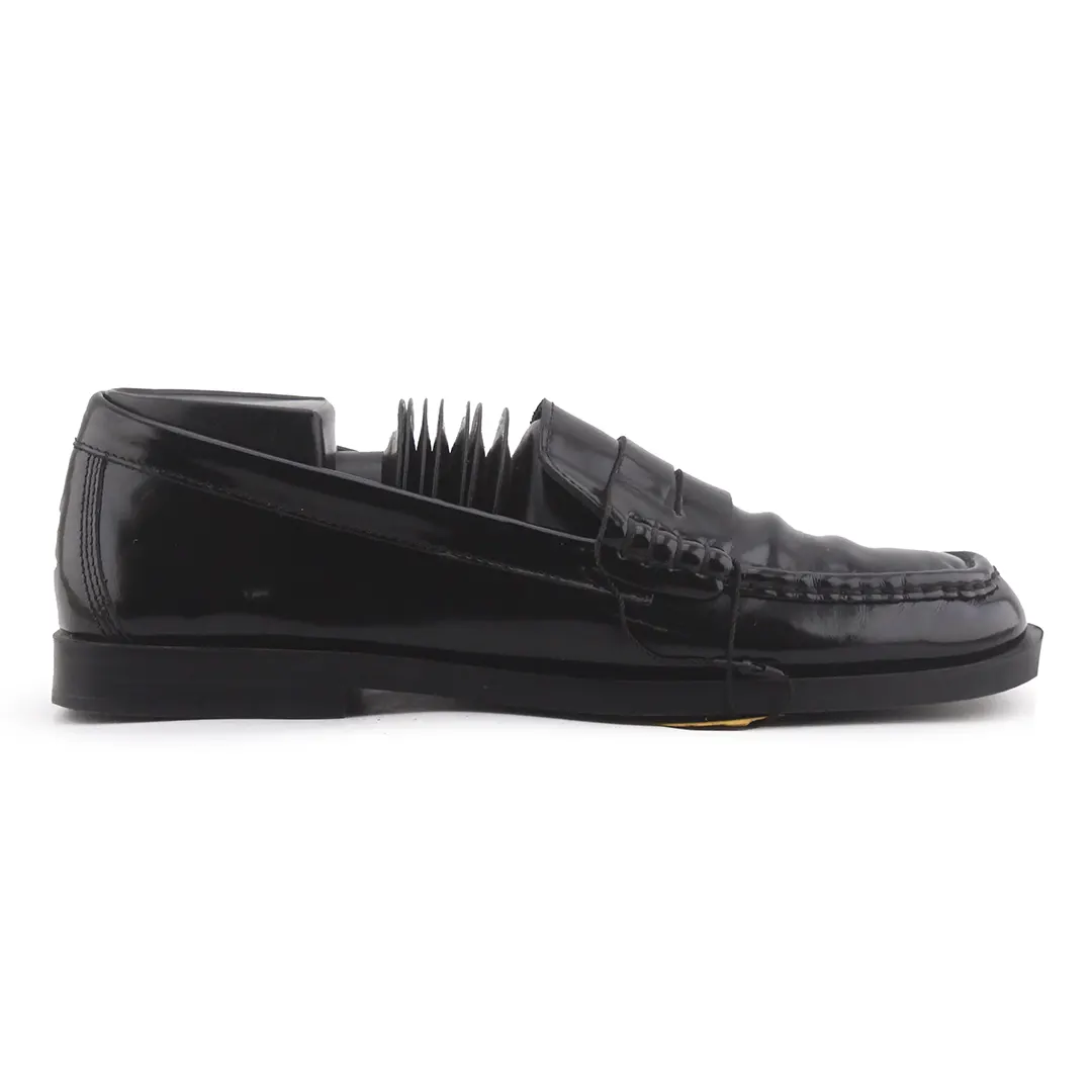 Massimo Dutti Penny Strap Patent Loafers