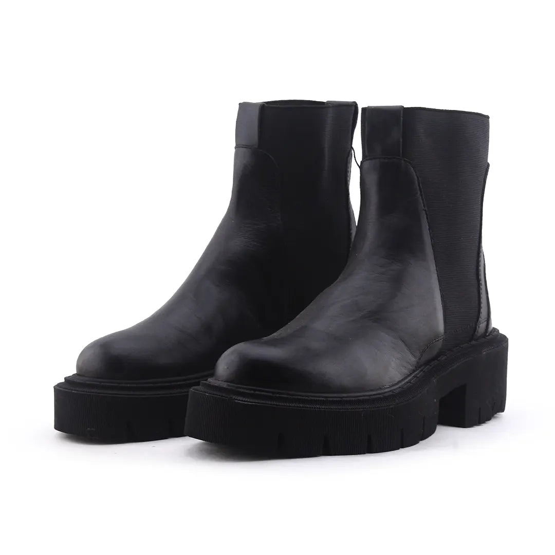 Zara Stretchable Ankle Boot | 100% Authentic Leather