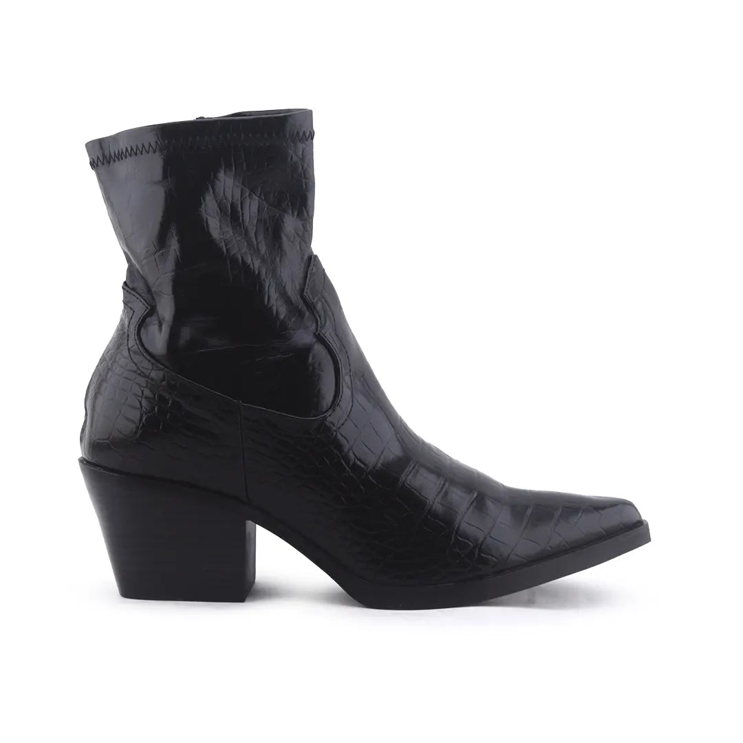 Bershka Zipper Ankle Boot | 100% Authentic Leather