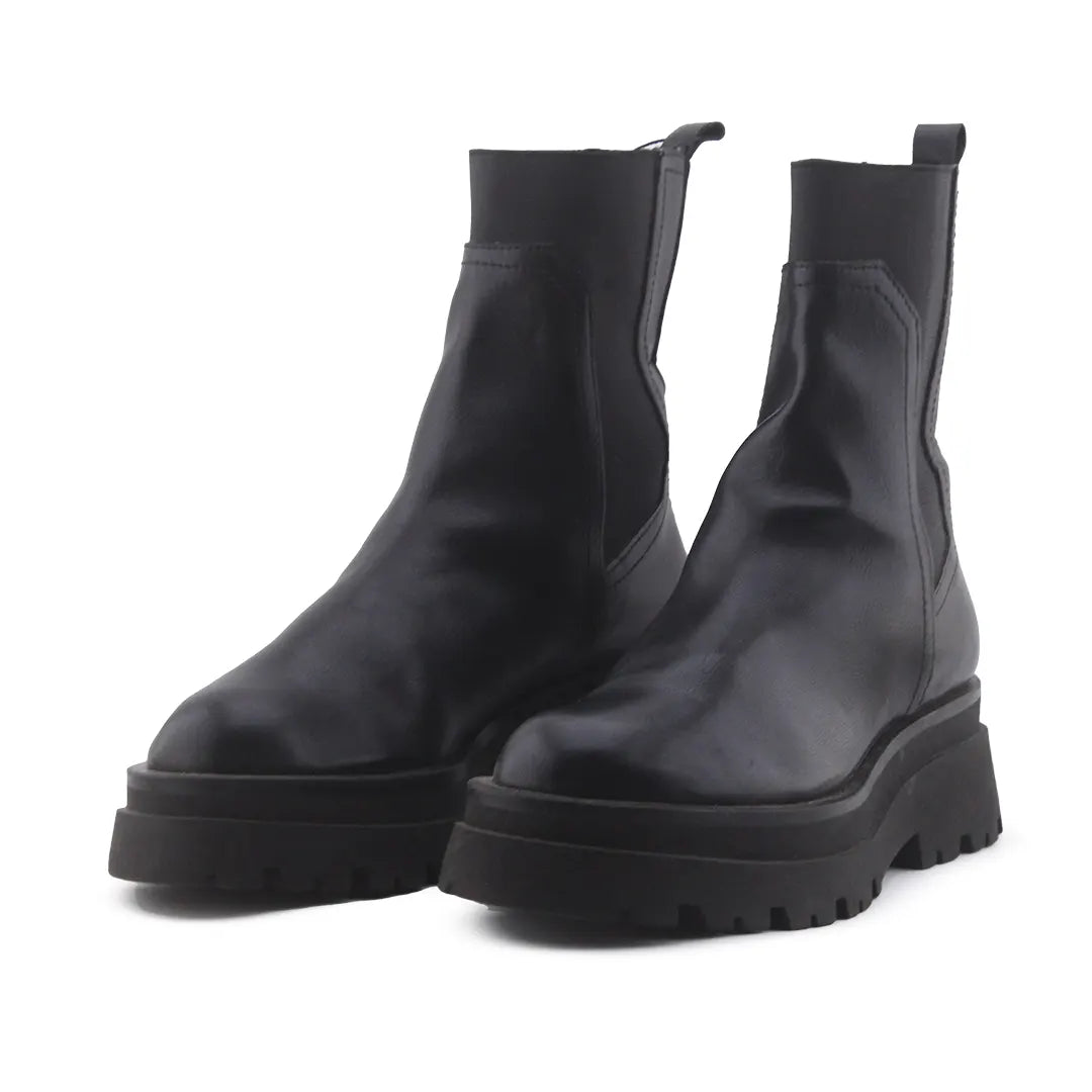 Stradivarius Stretchable Chelsea Ankle Boots (100% Authentic Leather)