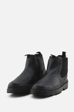 Zara Zipper Stretchable Chelsea Ankle Boots | 100% Authentic Leather - sundaybazar