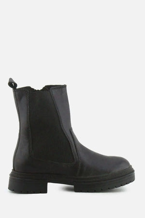 Zara Zipper Stretchable Chelsea Ankle Boots | 100% Authentic Leather - sundaybazar
