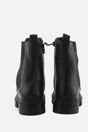 Zara Zipper Stretchable Chelsea Ankle Boots | 100% Authentic Leather - sundaybazar