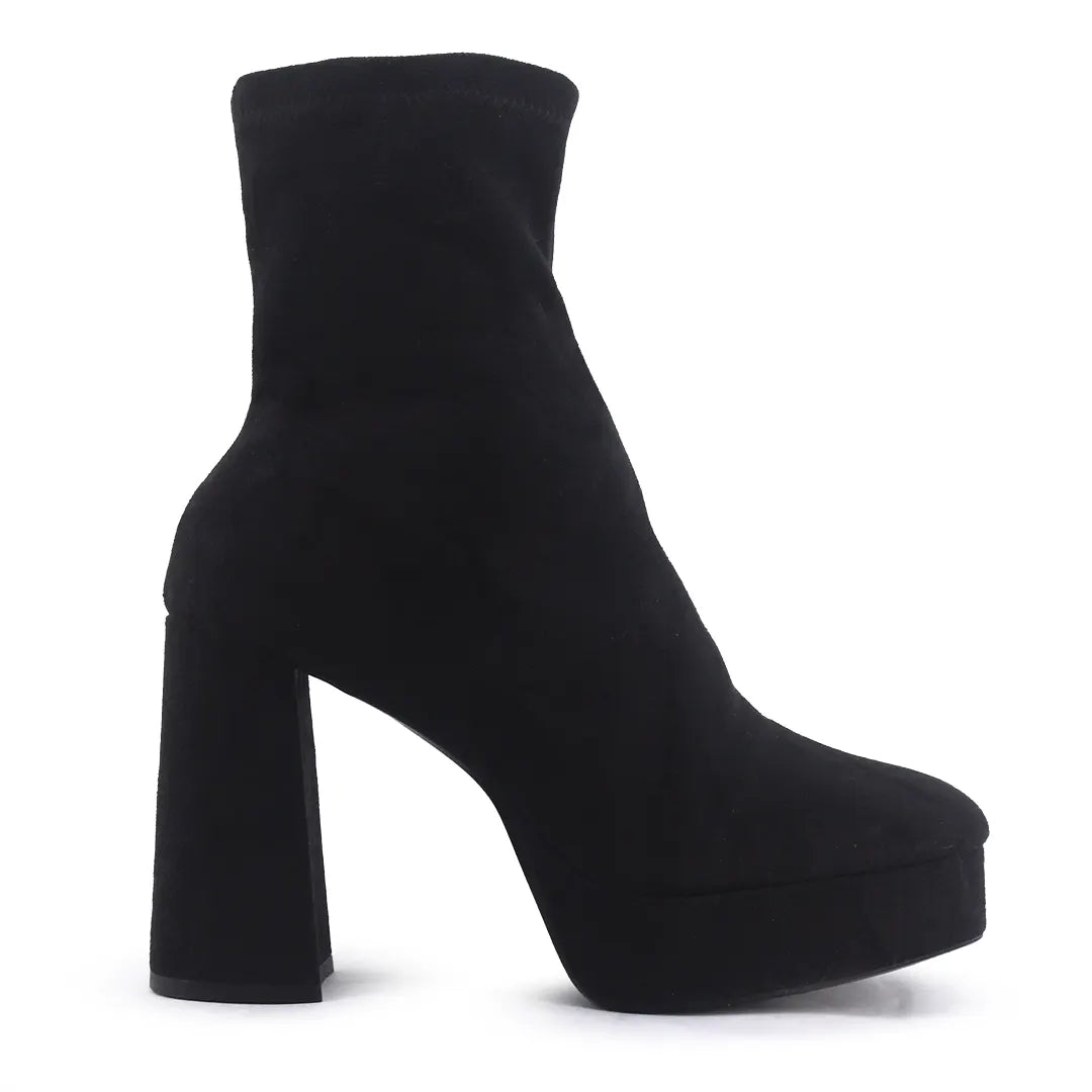 Zara Zipper Suede Ankle Boot | 100% Authentic Leather