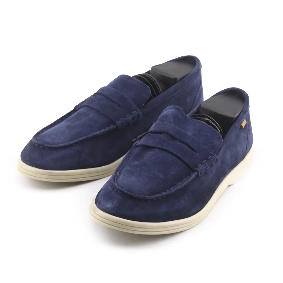 Zara Suede Slip On Loaferss