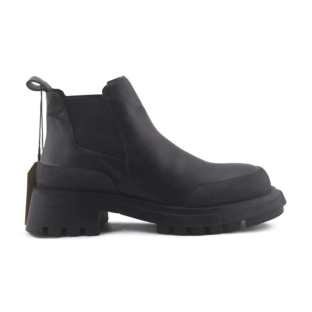 Zara Stretchable Chelsea Ankle Boots (100% Authentic Leather)