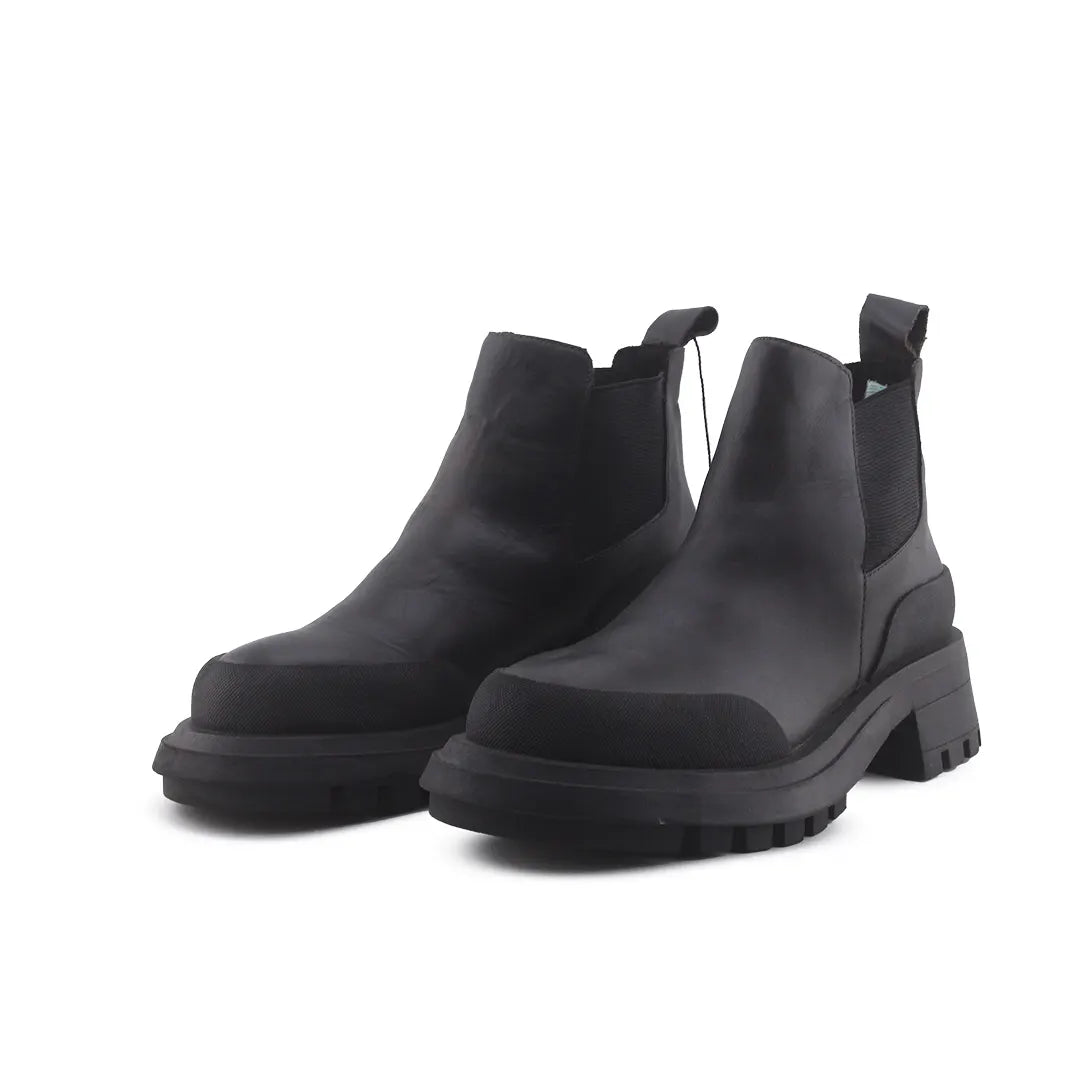 Zara Stretchable Chelsea Ankle Boots (100% Authentic Leather)
