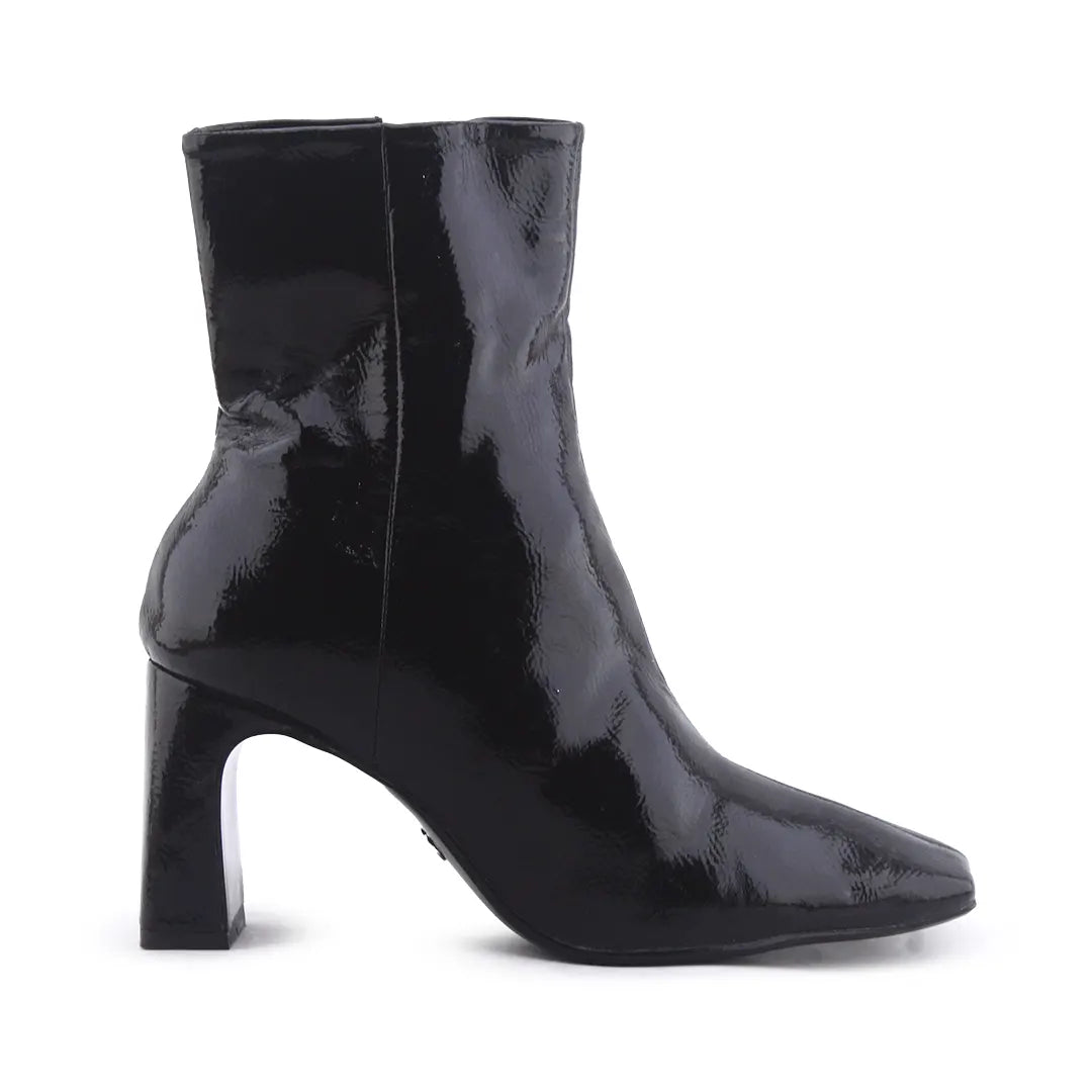 Zara Zipper Patent Ankle Boot