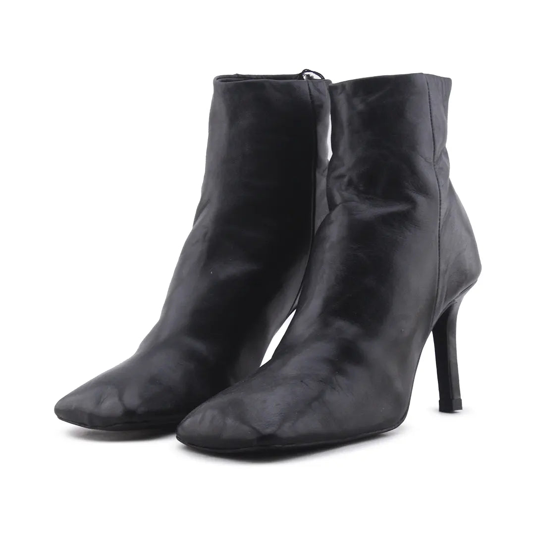 Zara Zipper Ankle Boot | 100% Authentic Leather