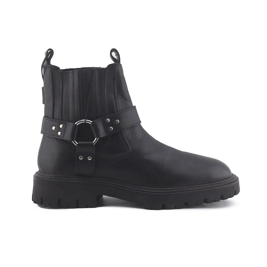 Zara Stretchable Chelsea Ankle Boots (100% Authentic Leather)