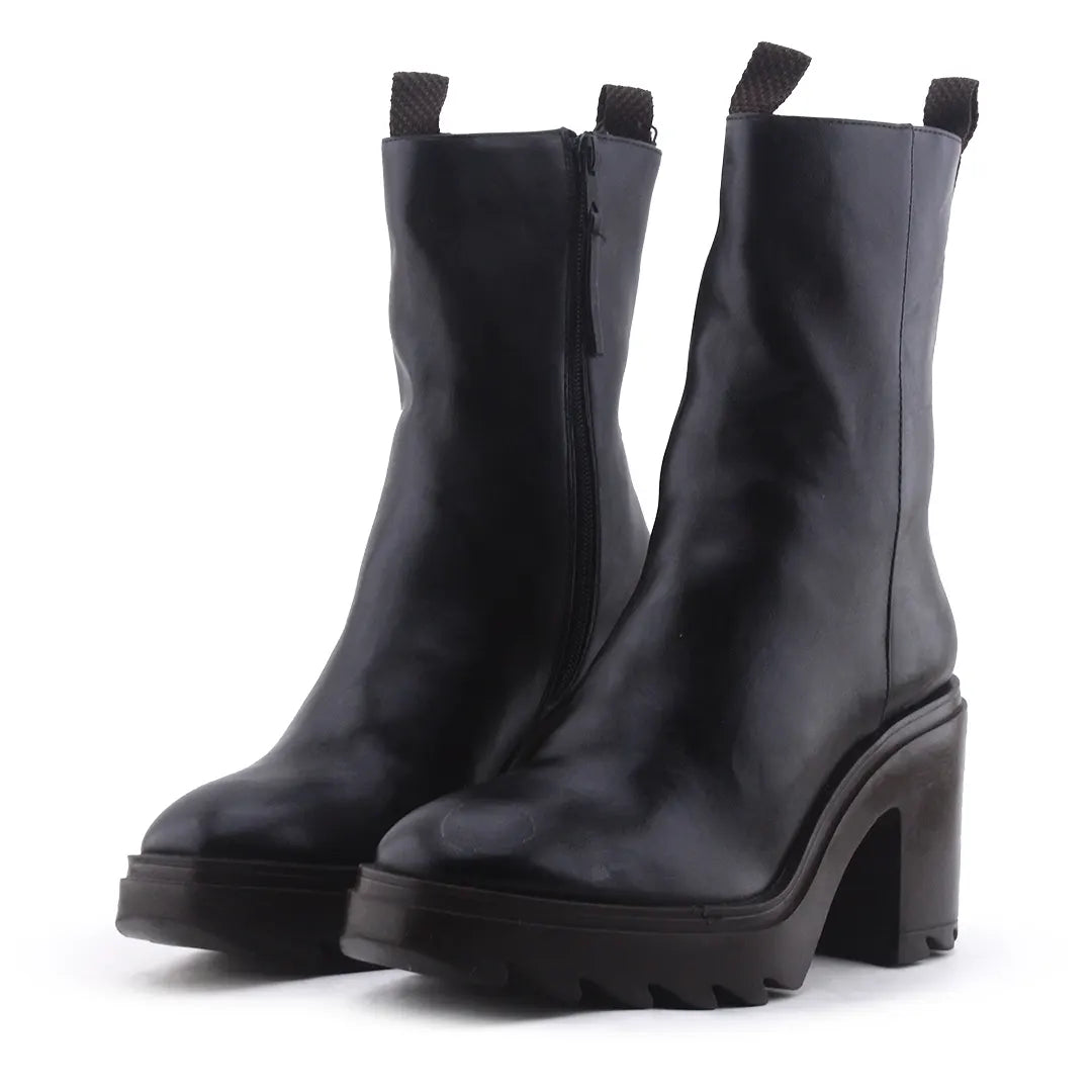 Zara Zipper Ankle Boot | 100% Authentic Leather