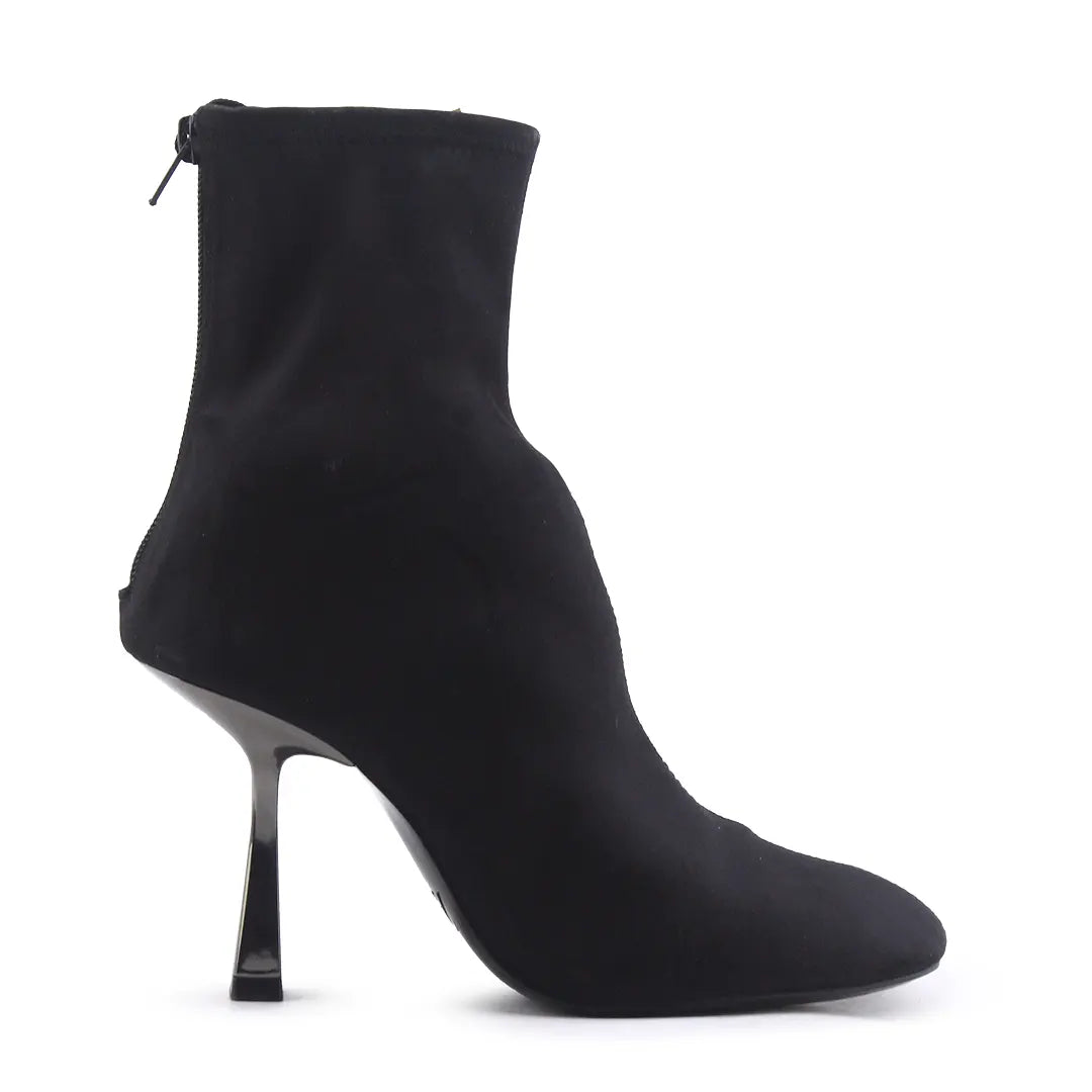 Zara Zipper Textile Ankle Boot