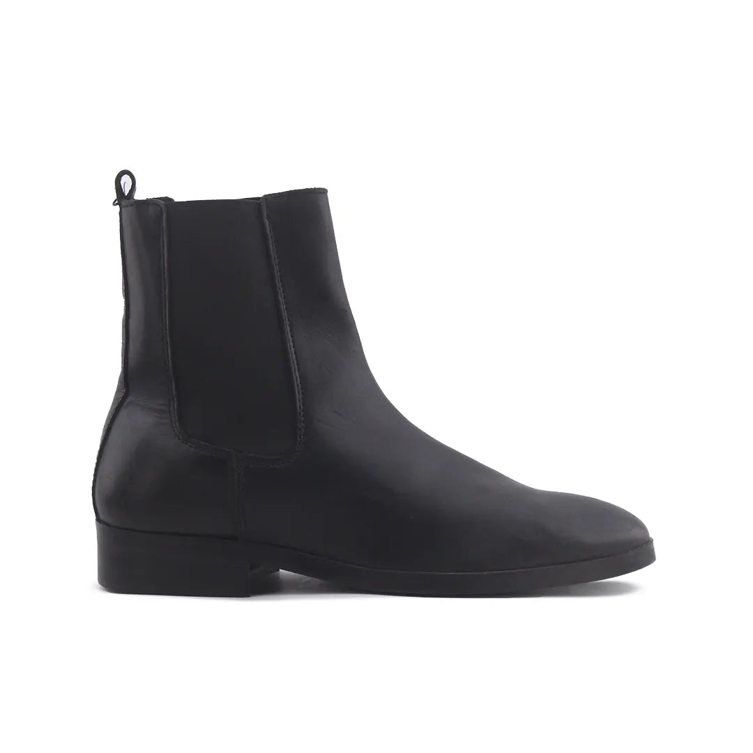 Mango Stretchable Chelsea Ankle Boots (100% Authentic Leather)
