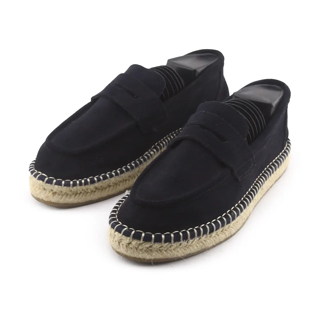 Zara Suede Penny Loafers