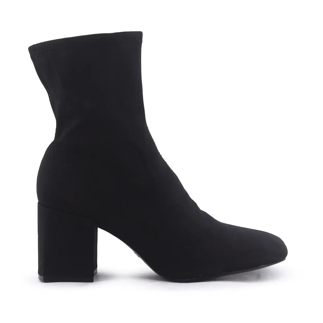 Zara Zipper Textile Ankle Boot