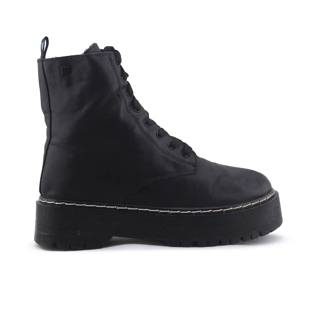 Mtng Zipper Lace Up Ankle Boot | 100% Authentic Leather