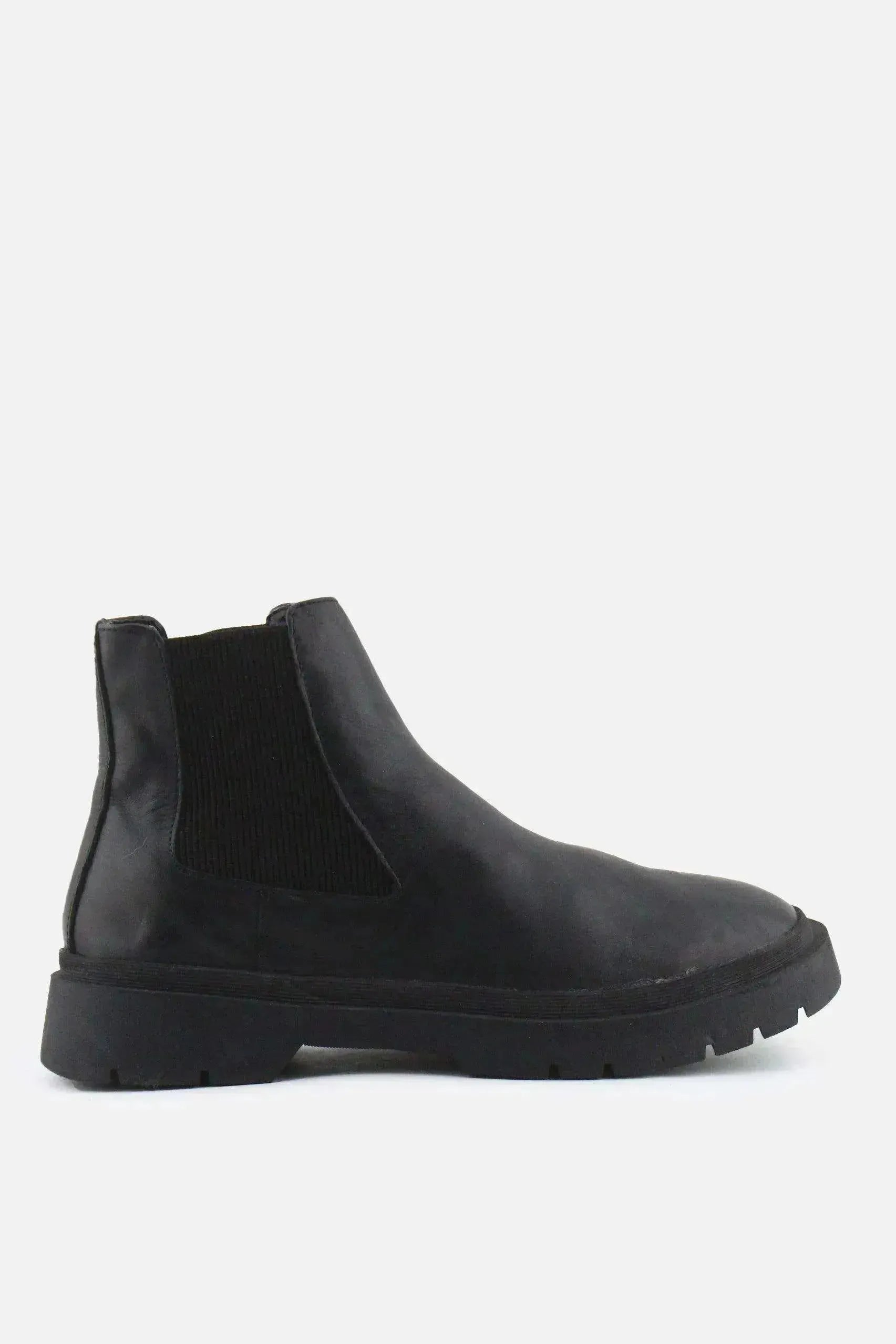 Zara Stretchable Chelsea Ankle Boots | 100% Authentic Leather - sundaybazar